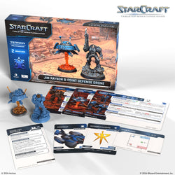 Starcraft Tabletop Miniatures Game - Terran: Jim Raynor & Point Defense Drone Hero Expansion Set