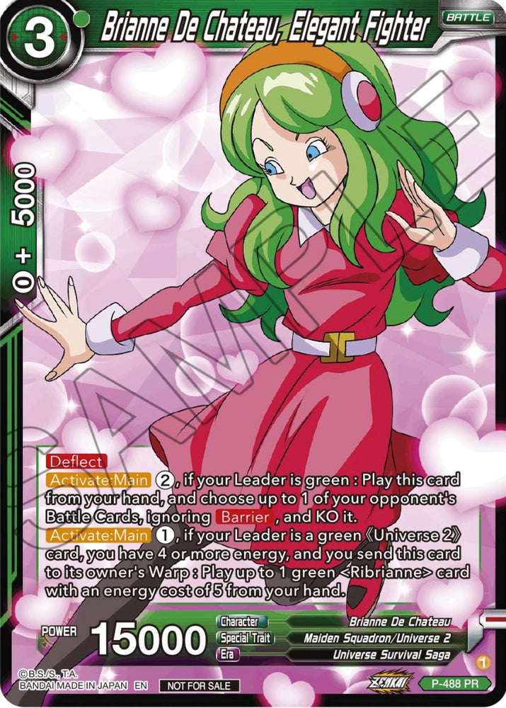 Brianne De Chateau, Elegant Fighter (Zenkai Series Tournament Pack Vol.3) (P-488) [Tournament Promotion Cards]