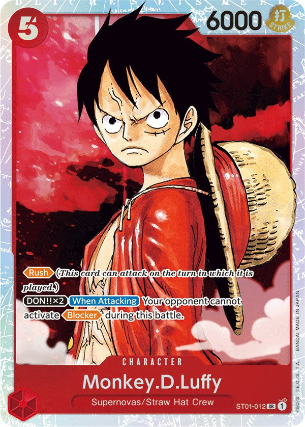 one piece tcg straw hat crew starter deck Piece: where every game session turns into a battle of wits and strategy against your opponents. ONE PIECE TCG:STARTER DECK ST01-STRAW