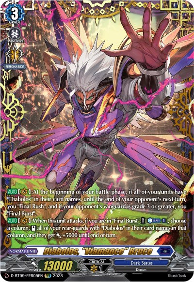 Diabolos, "Viamance" Bruce (D-BT09/FFR05EN) [Dragontree Invasion]