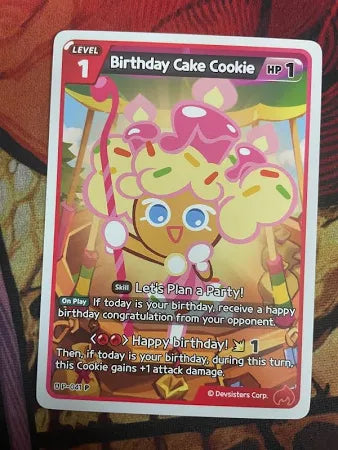 Birthday Cake Cookie (P-041) P