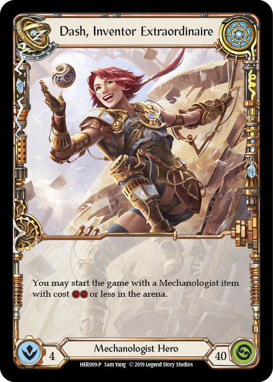 Dash, Inventor Extraordinaire [HER009-P] (Promo)  1st Edition Cold Foil
