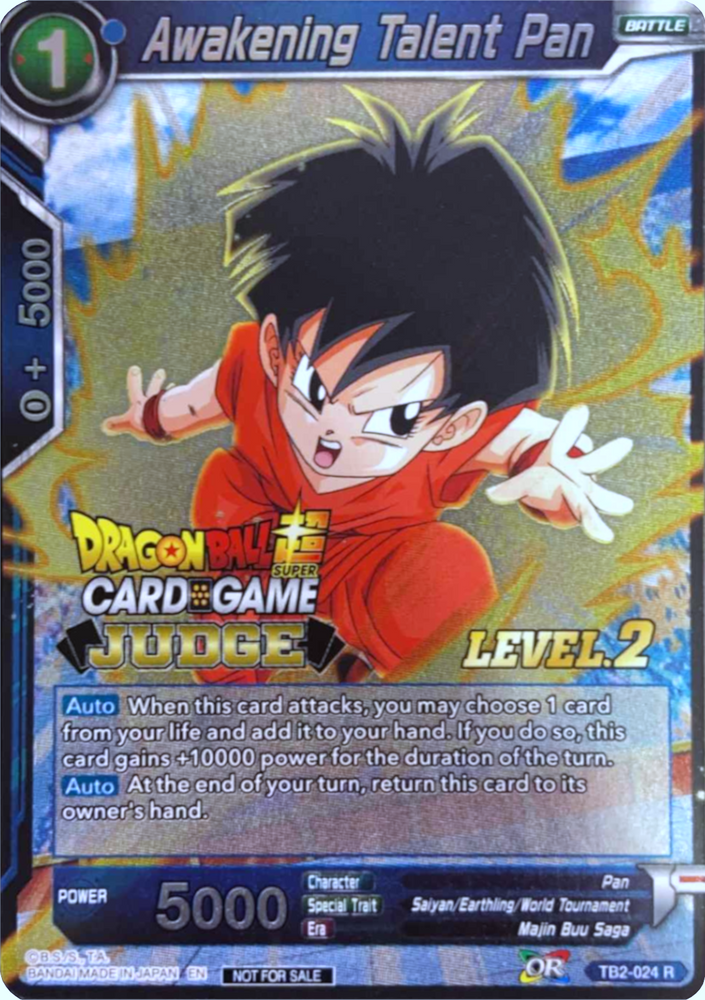 Awakening Talent Pan (Level 2) (TB2-024) [Judge Promotion Cards]