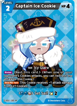 Captain Ice Cookie (BS4-080) P [Age of Heroes and Kingdoms]