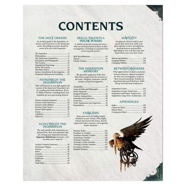 Warhammer 40,000 Roleplay: Imperium Maledictum: Inquisition Player's Guide