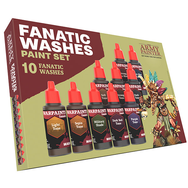 Warpaint Fanatic - Washes Paint Set