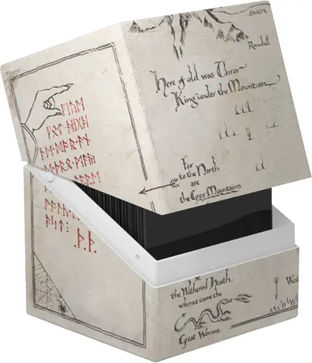 Ultimate Guard Deck Box Return to Earth Boulder 100+ The Hobbit Thror's Map