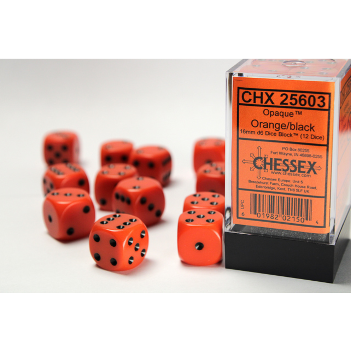 Chessex: 16mm 12d6 Opaque