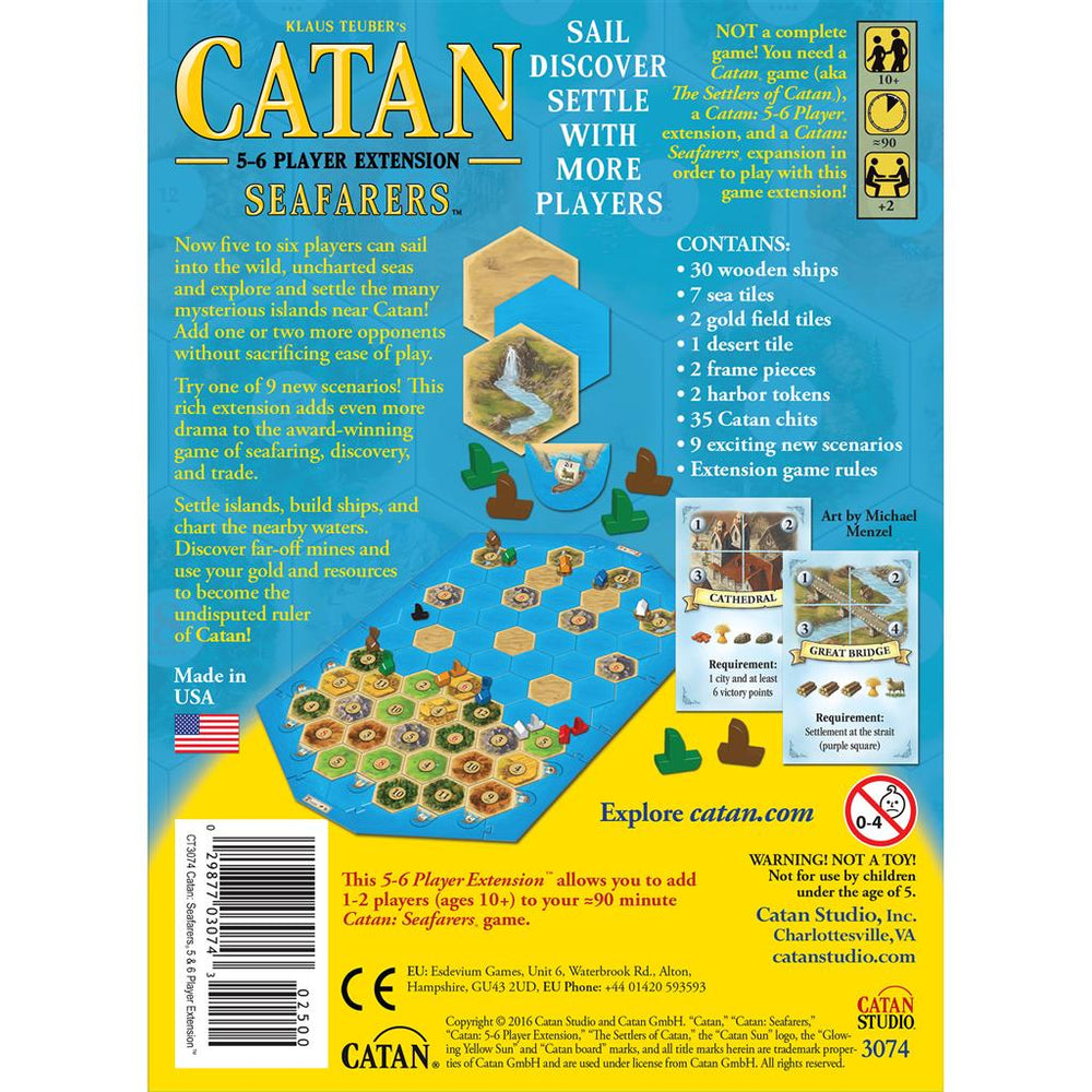 Catan Seafarers 5-6 Player Extension