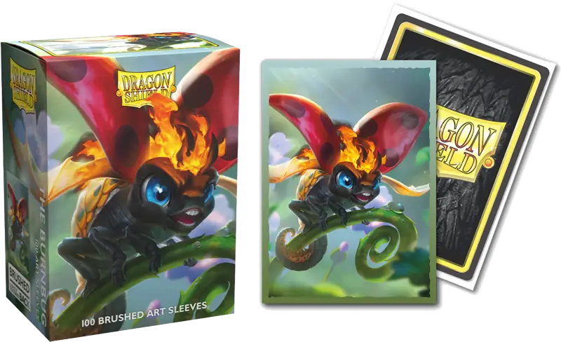 Dragon Shield Spirit Animal Dragons Brushed Art Burnbug Sleeves