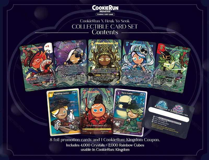 CookieRun X Heuk Yo Seok Collectible Card Set