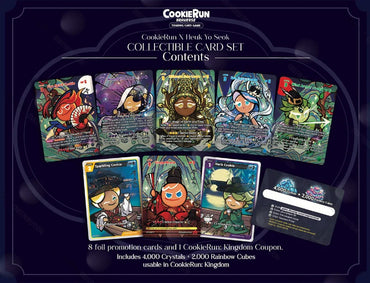 CookieRun X Heuk Yo Seok Collectible Card Set