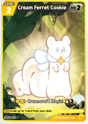 Cream Ferret Cookie (BS4-032) P [Age of Heroes and Kingdoms]