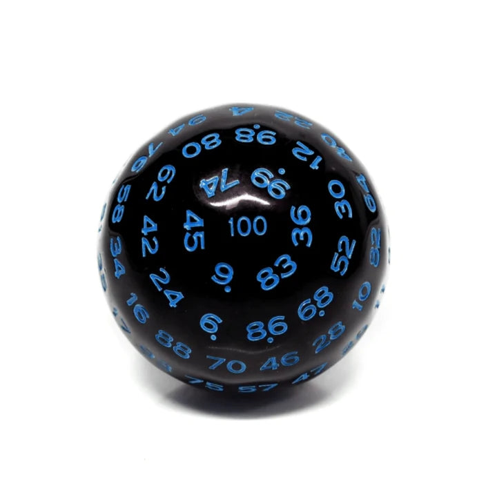 45MM D100 - Black Opaque with Blue