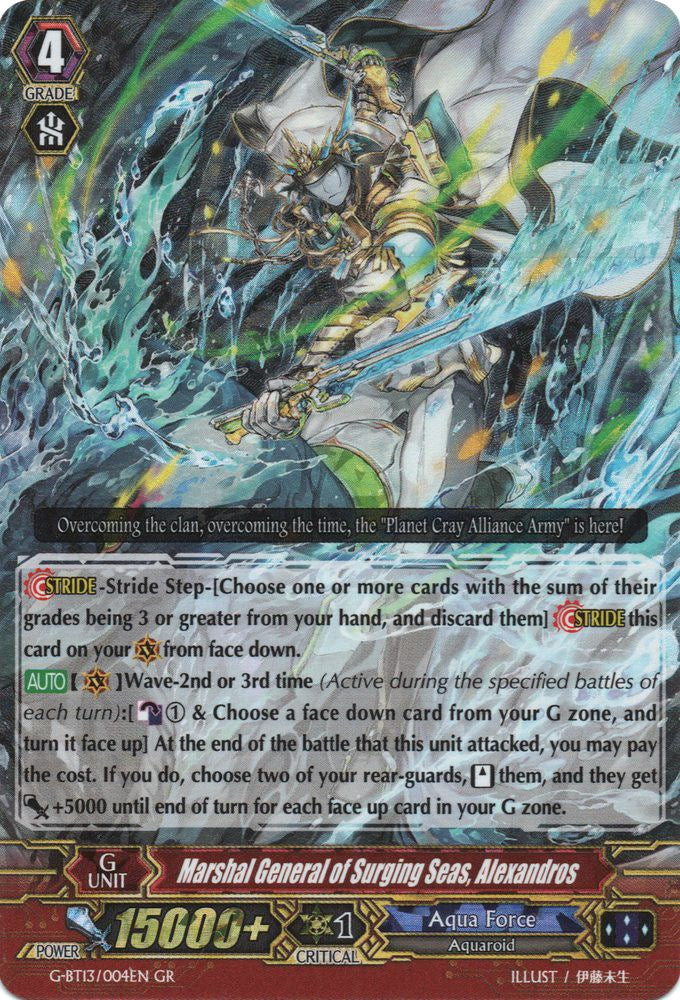 Marshal General of Surging Seas, Alexandros (G-BT13/004EN) [Ultimate Stride]