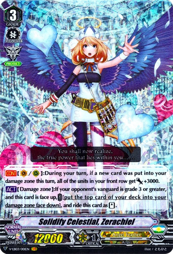 Solidify Celestial, Zerachiel (V-EB03/001EN) [ULTRARARE MIRACLE COLLECTION]