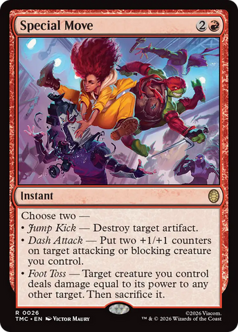 Special Move [Teenage Mutant Ninja Turtles Commander]