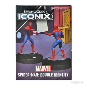 Heroclix Iconix marvel Spiderman Double Identity