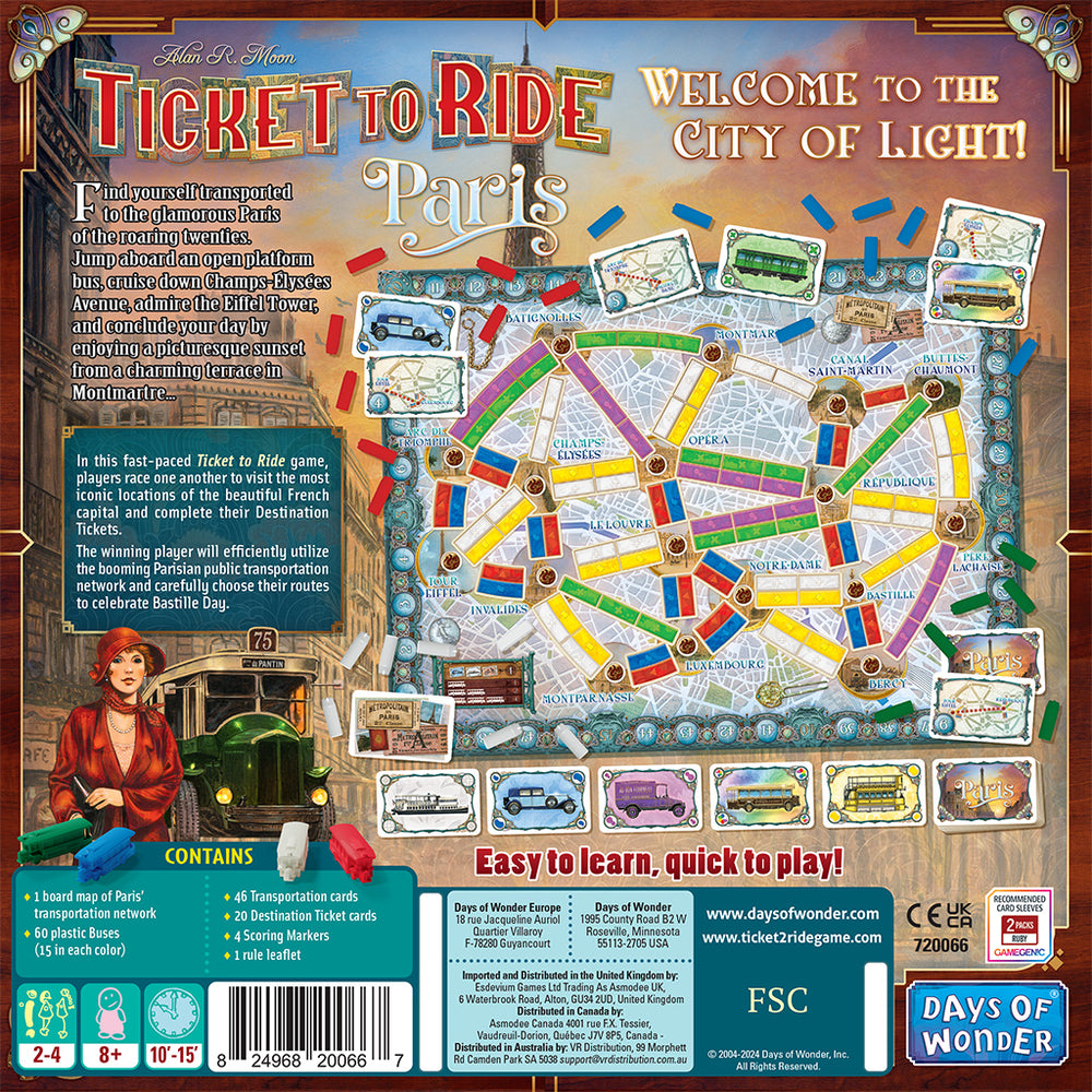 Ticket to Ride Paris