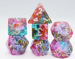 Foam Brain Dice: Scry Pool RPG Dice Set