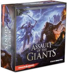 Assault of the Giants (Box has small repaired tear, 2 minis have broken arms (pieces still in box), but all components present)
