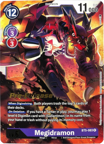 Megidramon [BT5-083] [Battle of Omni Pre-Release Promos]