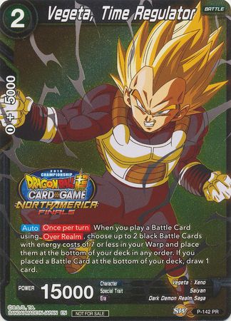 Vegeta, Time Regulator (Championship Final 2019) (Finalist) (P-142) [Tournament Promotion Cards]