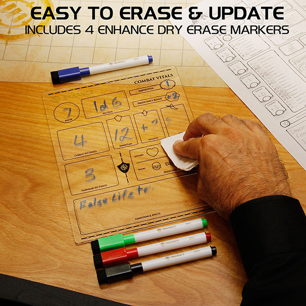 Enhance Acrylic Character Sheets