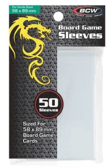 BCW Board Game Card Sleeves Standard Chimera 58x89mm