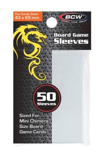BCW Board Game Card Sleeves 43X65mm Mini Chimera