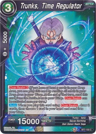 Trunks, Time Regulator (Reprint) (BT7-103) [Battle Evolution Booster]