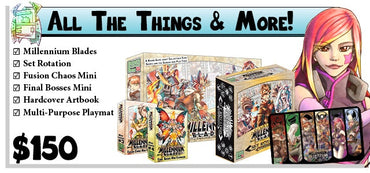 Millennium Blades ALL THE THINGS AND MORE PLEDGE! (Pickup only, email to possibly arrange shipping)