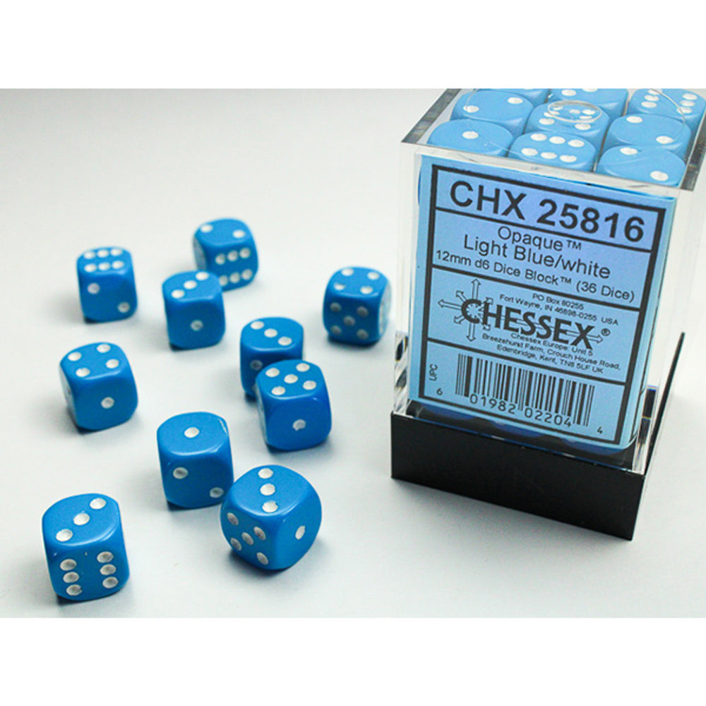 Chessex: 12mm 36d6 Opaque