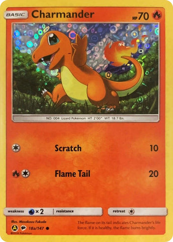 Charmander (18a/147) (General Mills Cereal Foil) [Alternate Art Promos]