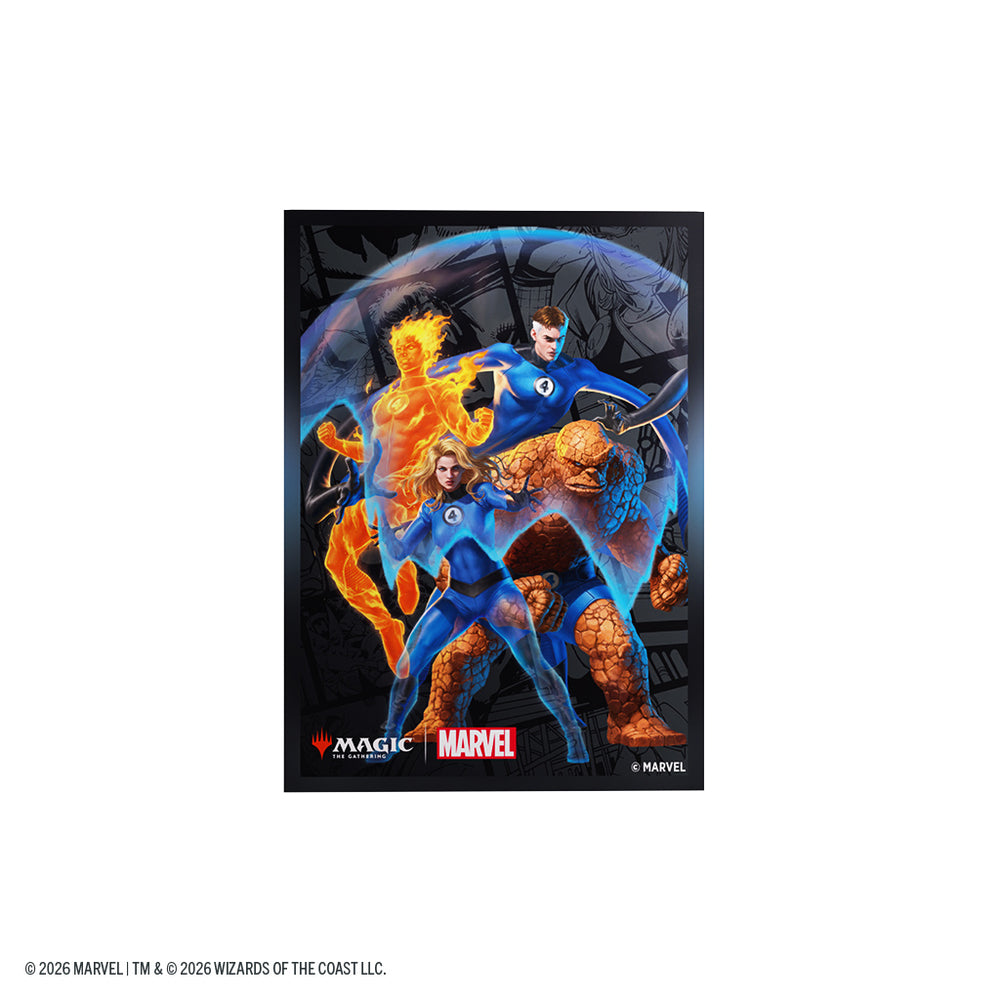 GAMEGENIC: MAGIC THE GATHERING: MSH MARVEL SUPER HEROES: PREMIUM ART SLEEVES: THE FANTASTIC FOUR