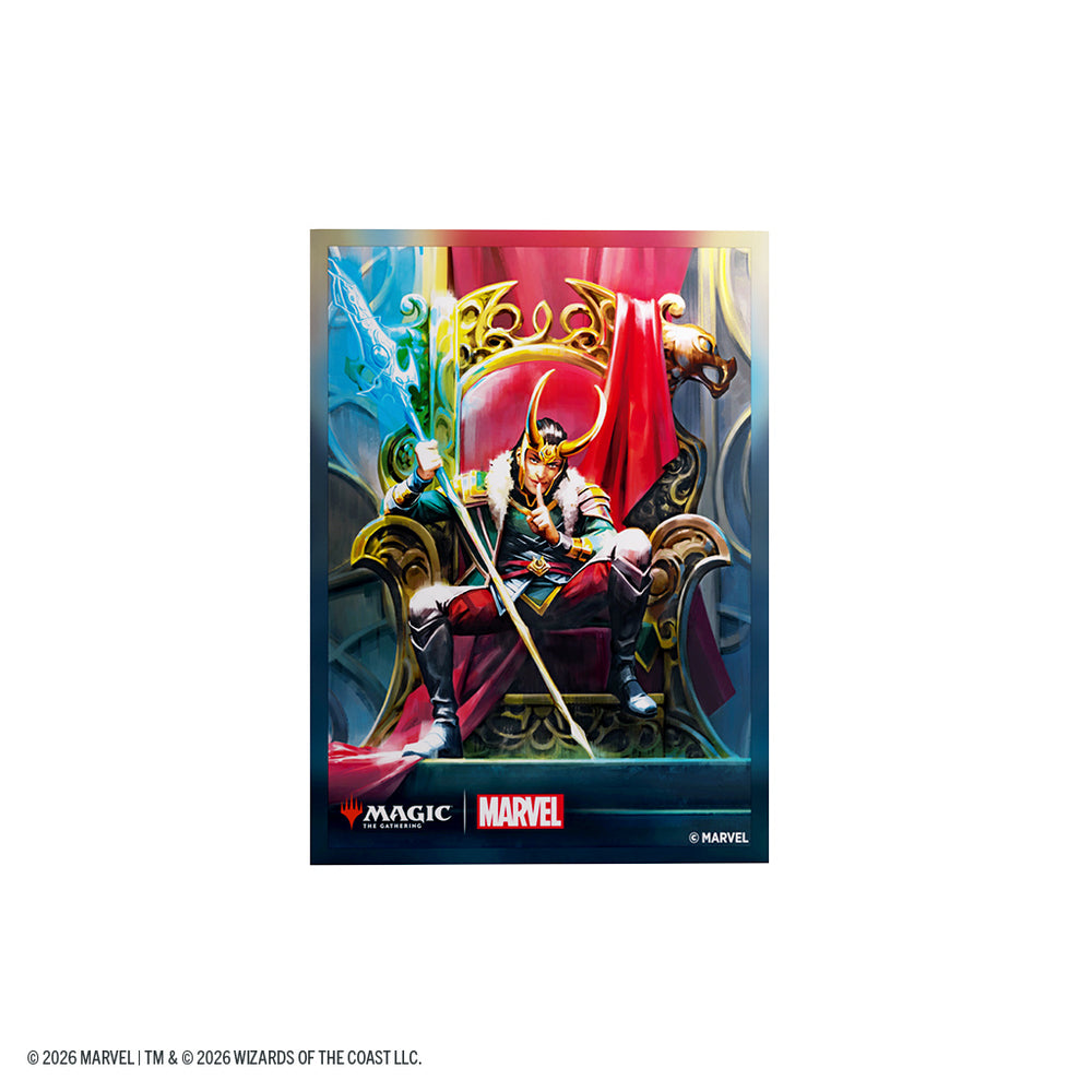 GAMEGENIC: MAGIC THE GATHERING: MSH MARVEL SUPER HEROES: PREMIUM ART SLEEVES: LOKI AND DOCTOR DOOM