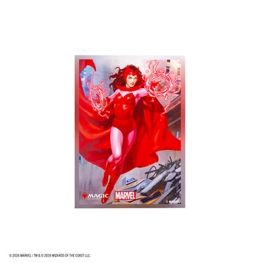 GAMEGENIC: MAGIC THE GATHERING: MSH MARVEL SUPER HEROES: PREMIUM ART SLEEVES: SCARLET WITCH