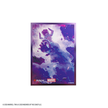 GAMEGENIC: MAGIC THE GATHERING: MSH MARVEL SUPER HEROES: PREMIUM ART SLEEVES: GALACTUS TOKEN
