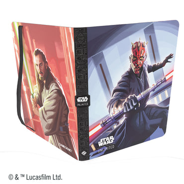 Star Wars Unlimited 18 Pocket Casual Album - Qui-Gon Jinn/Darth Maul