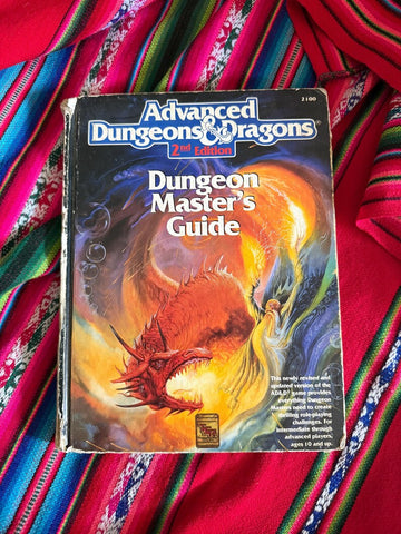Used Advanced D&D Dungeon Masters Guide 1989 (Heavily worn)