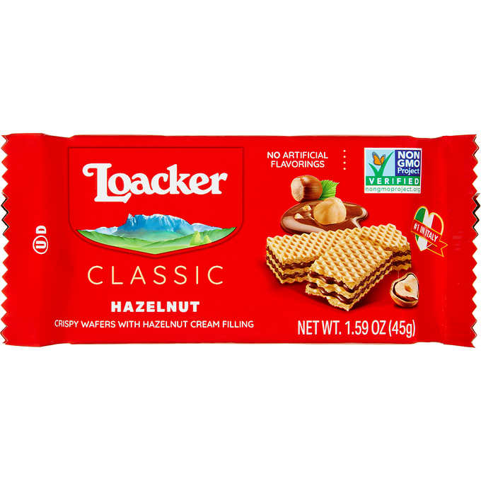 Loacker Classic Hazelnut Wafers