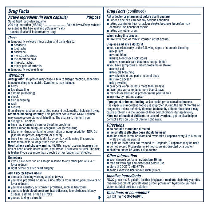 Advil Liqui-Gel 2 Pack