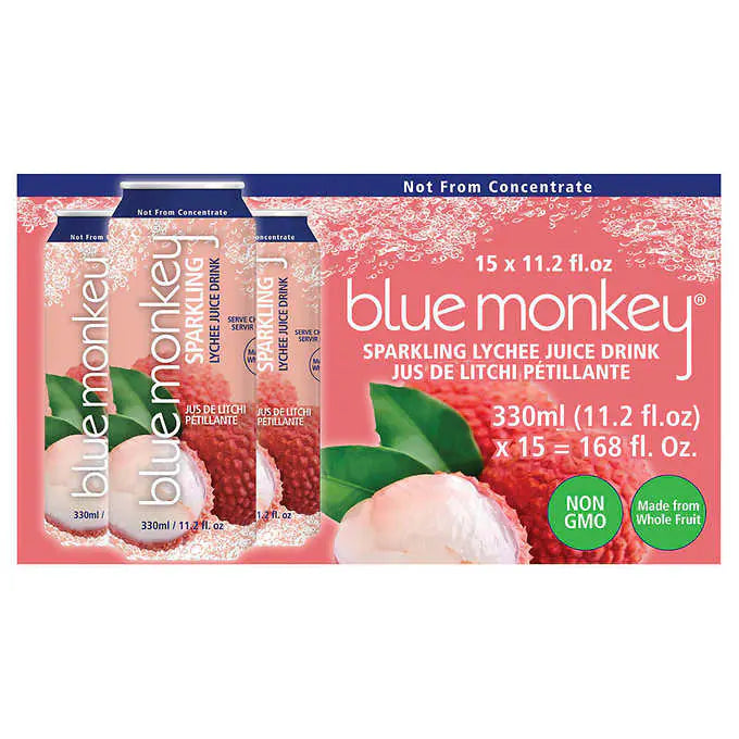 Blue Monkey: Sparkling Lychee Juice