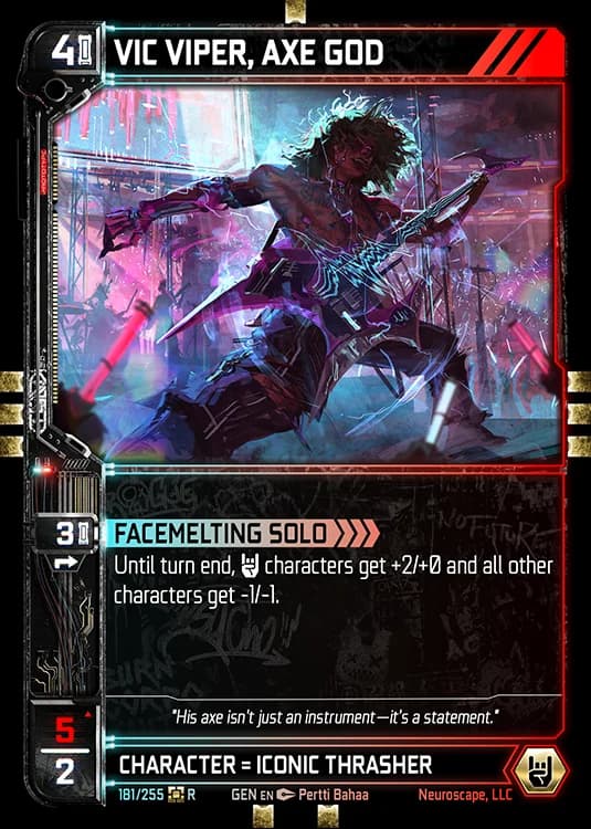 VIC VIPER, AXE GOD