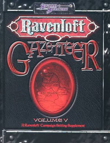 (Used) Ravenloft Gazetteer Volume 1-5 (Sword & Sorcery)