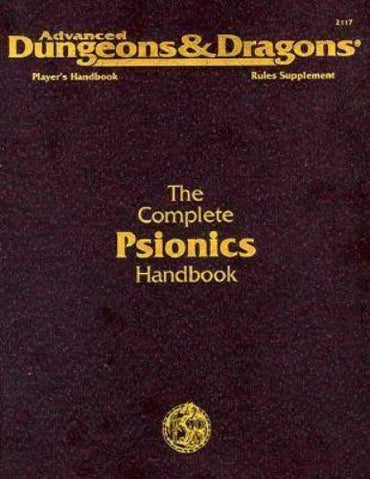 Advanced Dungeons and Dragons: The Complete Psionics Handbook (Used)