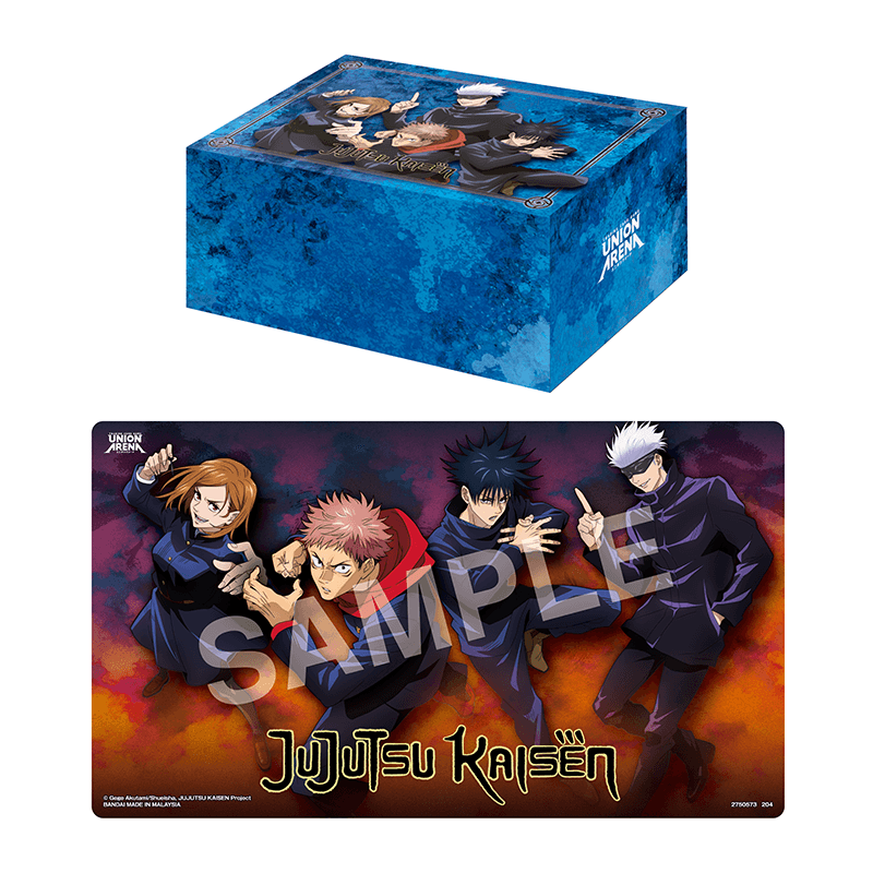 Union Arena Playmat and Half Storage Box - Jujutsu Kaisen