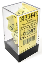Chessex Opaque 7-Die Set