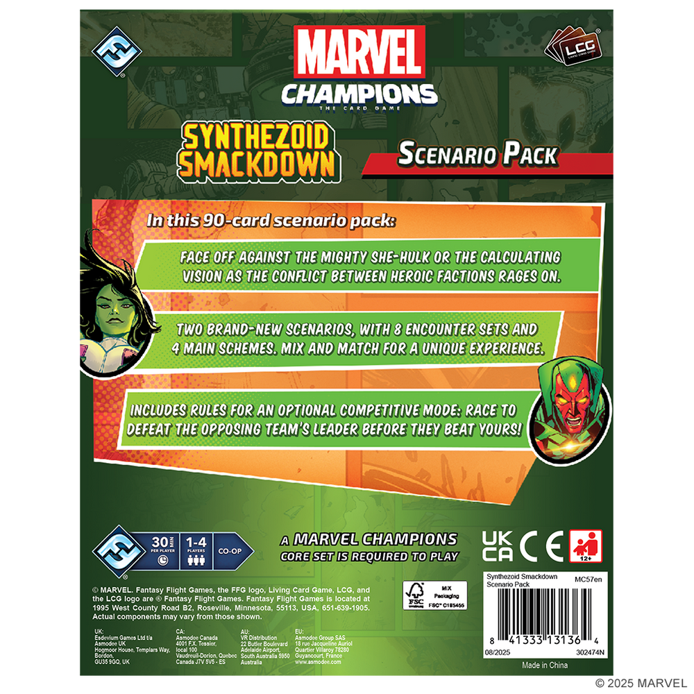 Marvel Champions: Synthezoid Smackdown Scenario pack