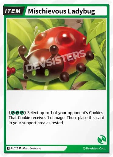 Mischievous Ladybug (P-012) P [Promotional Card]